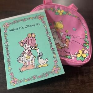 Precious Moments - “Nothing sweeter than a friend” bag and notepad